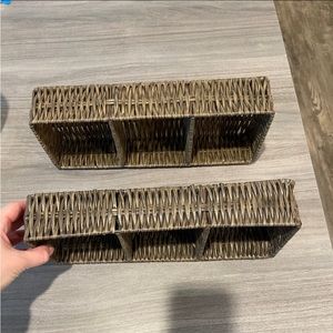 Storage baskets set of 2